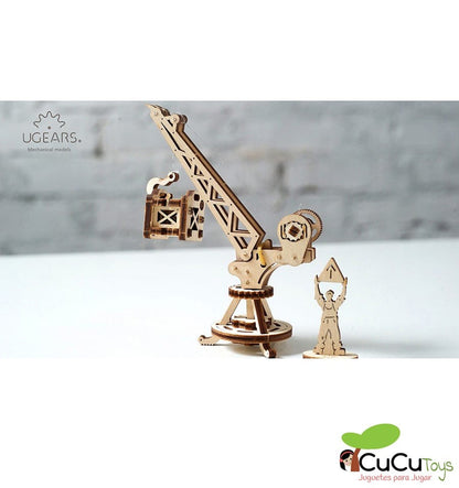 Manipulador sobre trilhos, kit de madeira 3D