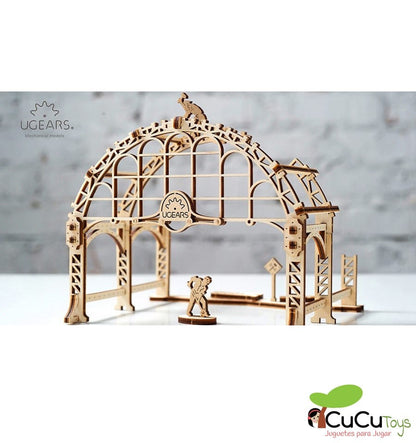 Manipulador sobre trilhos, kit de madeira 3D