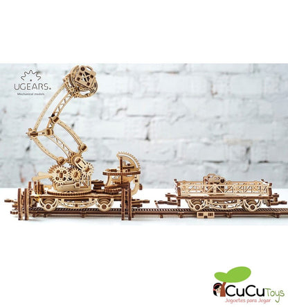 Manipulador sobre trilhos, kit de madeira 3D