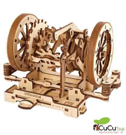 Laboratório STEM Diferencial, kit de madeira 3D