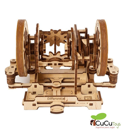 Laboratório STEM Diferencial, kit de madeira 3D