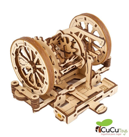 Laboratório STEM Diferencial, kit de madeira 3D