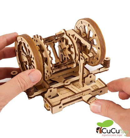 Laboratório STEM Diferencial, kit de madeira 3D