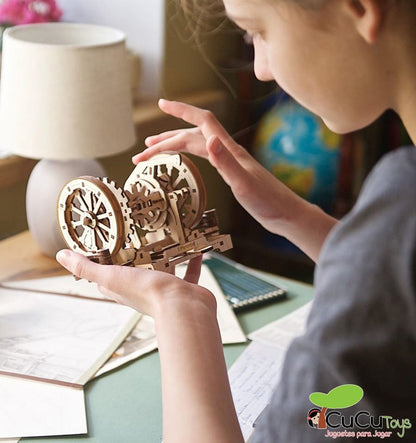 Laboratório STEM Diferencial, kit de madeira 3D