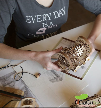 Laboratório STEM Diferencial, kit de madeira 3D