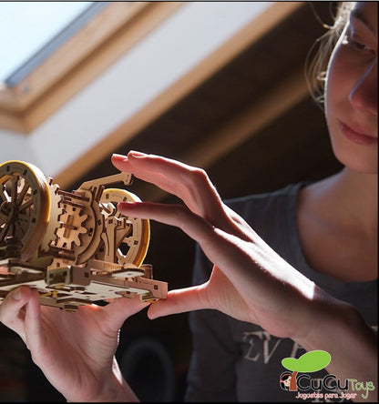 Laboratório STEM Diferencial, kit de madeira 3D