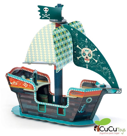 Pop to Play Barco Pirata 3D