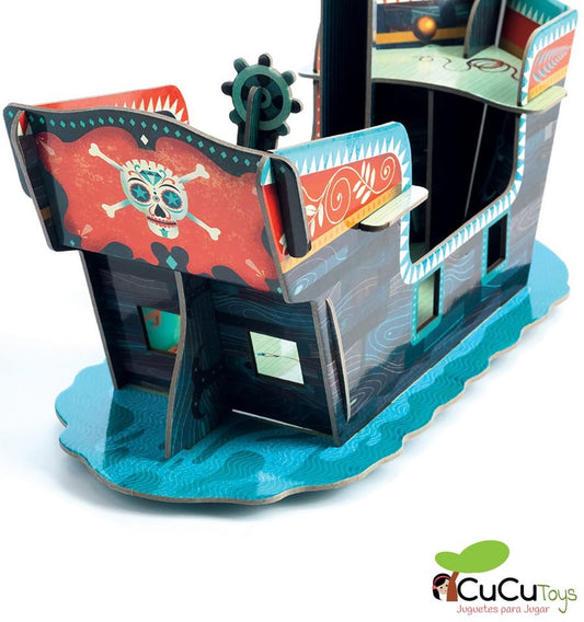 Pop to Play Barco Pirata 3D