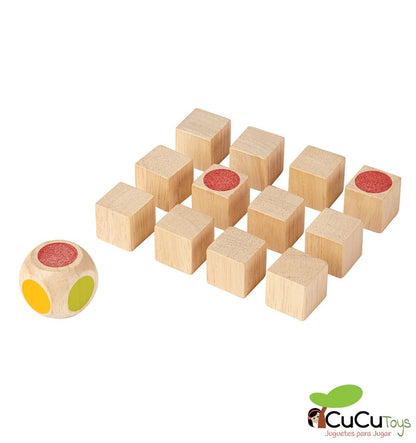 Tin Memory Game, Wooden Toy