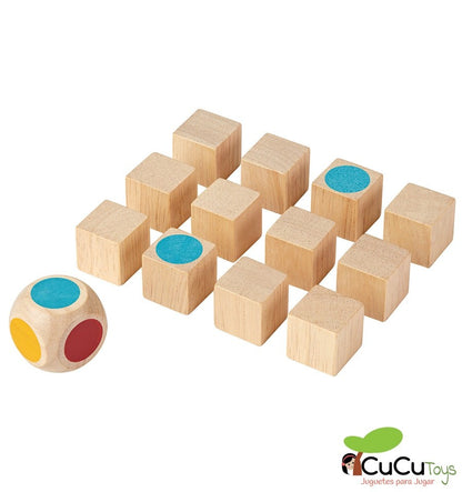 Tin Memory Game, Wooden Toy