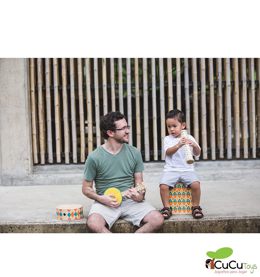 Bastão de chuva, brinquedo musical