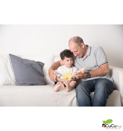 Banjolele, brinquedo de madeira com som