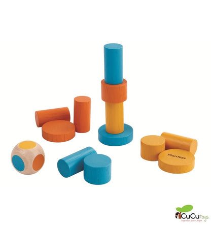 Juego de apilar en lata