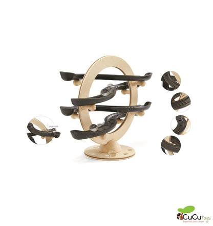 Curved Click Clack, eco-friendly wooden toy
