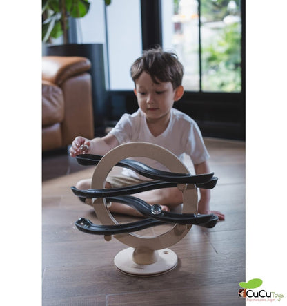 Curved Click Clack, eco-friendly wooden toy