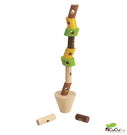 Apila los troncos, juguete de habilidad