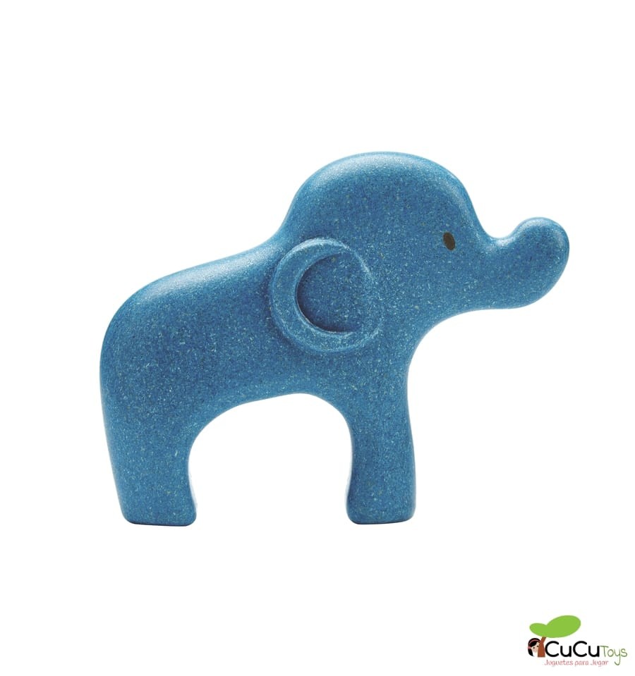 Puzzle encajable de elefantes, juguete ecológico