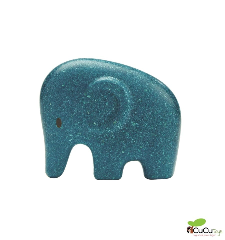 Puzzle encajable de elefantes, juguete ecológico