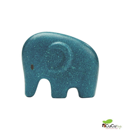 Puzzle encajable de elefantes, juguete ecológico