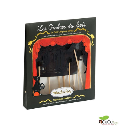Sombras para o teatro da Chapeuzinho Vermelho