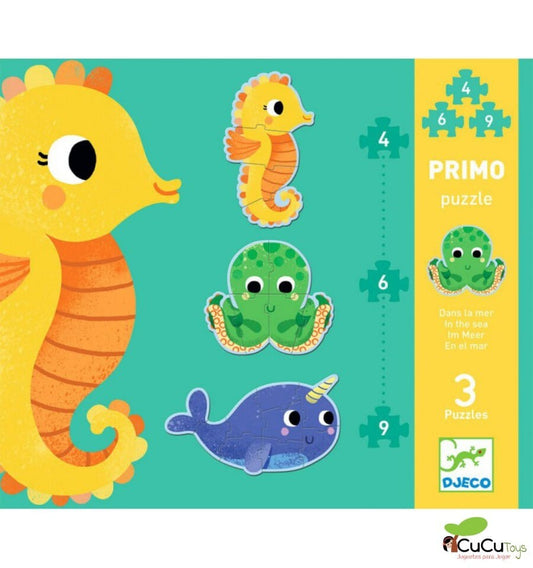 In the Sea, 4-6-9 piece evolutionary puzzle