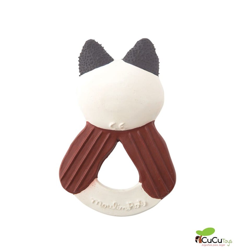 Natural rubber cat teether - After the rain