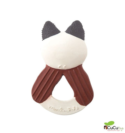 Natural rubber cat teether - After the rain