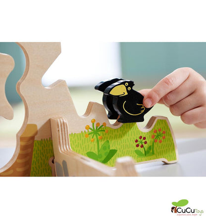 Jogo de habilidades motoras da árvore frutífera