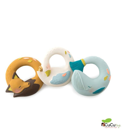 Natural Rubber Whale Teether - Olga's Journey