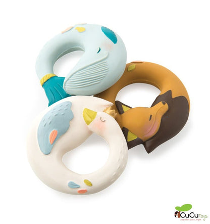 Natural Rubber Whale Teether - Olga's Journey