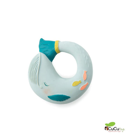 Natural Rubber Whale Teether - Olga's Journey
