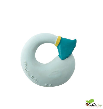 Natural Rubber Whale Teether - Olga's Journey