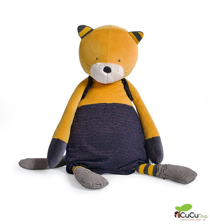 Muñeco gato gigante Lulu - Les Moustaches