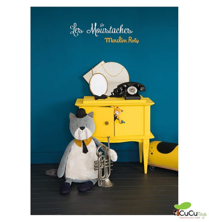 Giant cat doll Fernand - Les Moustaches