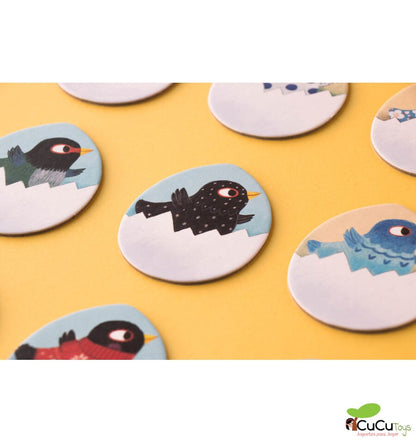 Memo chicks and chickens, Juego de memoria