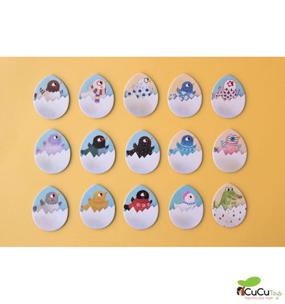 Memo chicks and chickens, Juego de memoria