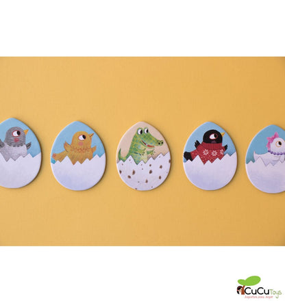 Memo chicks and chickens, Juego de memoria