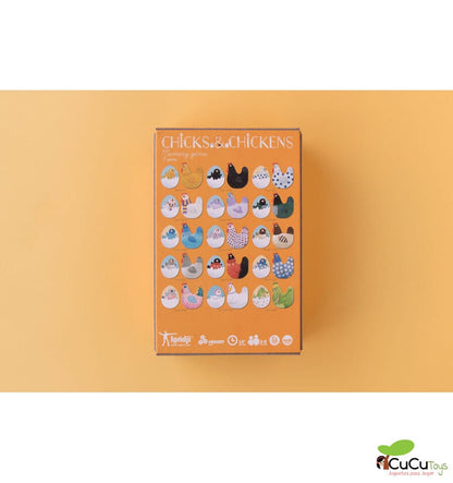Memo chicks and chickens, Juego de memoria