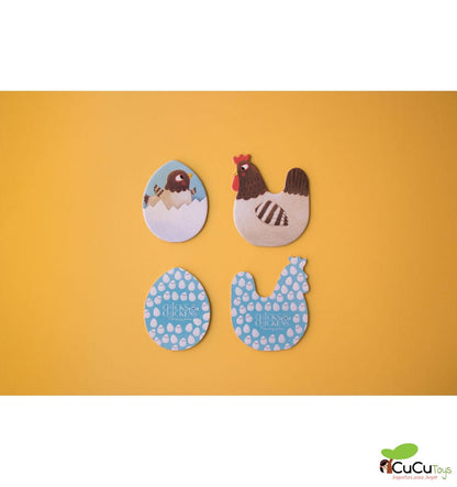 Memo chicks and chickens, Juego de memoria