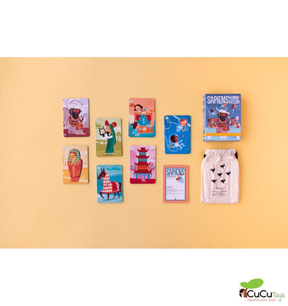 Sapiens, human history cards, Juego de cartas