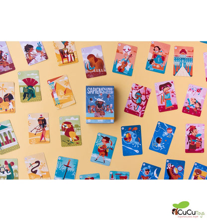 Sapiens, human history cards, Juego de cartas