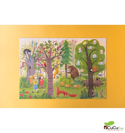 Night & Day In the Forest, Puzzle reversible de 54 piezas