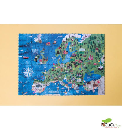 Discover Europe, Puzzle observación de 200 piezas