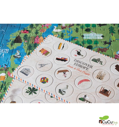Discover Europe, Puzzle observación de 200 piezas