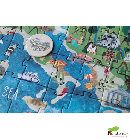 Discover Europe, Puzzle observación de 200 piezas