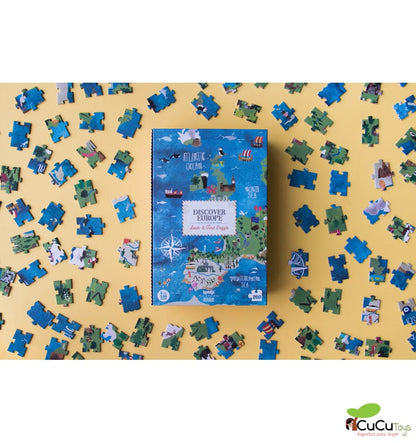 Discover Europe, Puzzle observación de 200 piezas