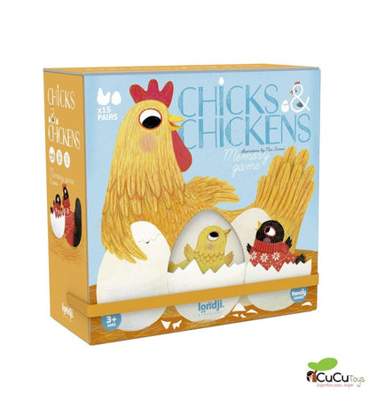 Memo chicks and chickens, Juego de memoria