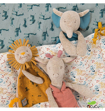 Porta-chupeta Girafa - Debaixo do meu Baobá