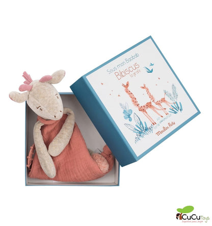 Porta-chupeta Girafa - Debaixo do meu Baobá