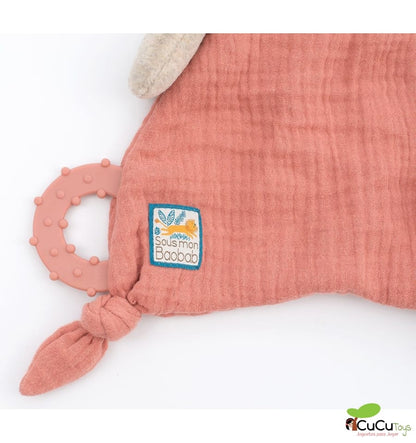 Porta-chupeta Girafa - Debaixo do meu Baobá